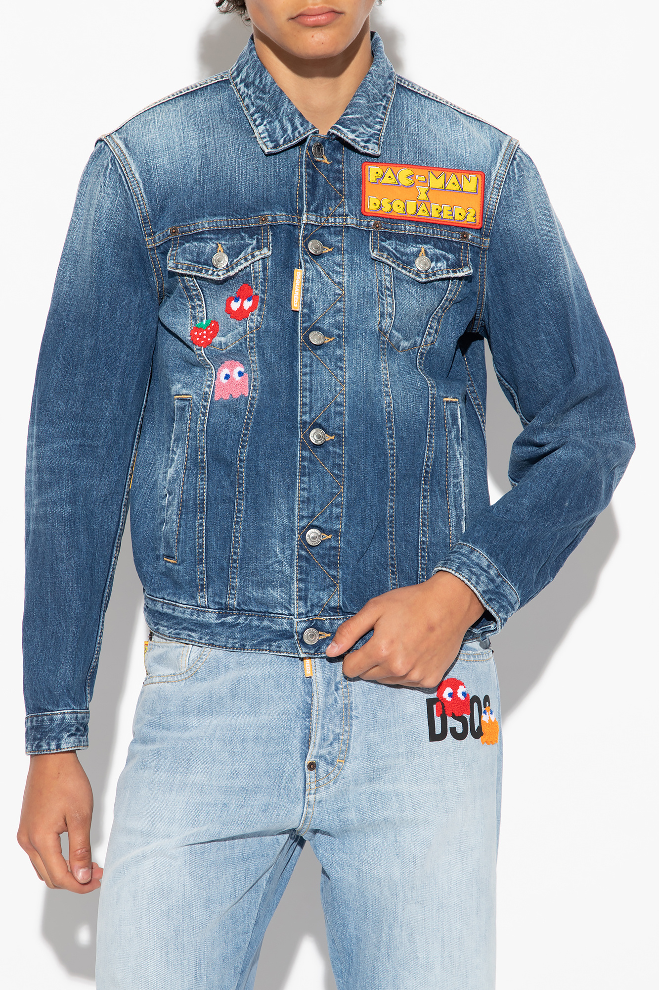 L Size Pac-Man Dian Gcores Ska Jacket | eBay